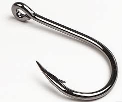 Anzuelo para Pesca Mustad 10829NP-BN Medidas #10/0, #8/0, #4/0