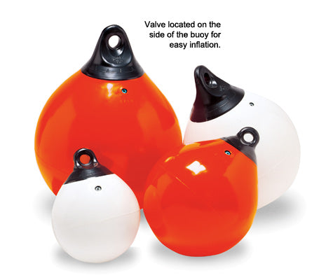 BOYA TAYLORMADE 9" 15" 21" y 27" Redonda, Blanca y Naranja