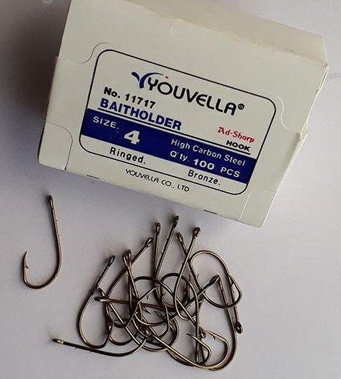 ANZUELO YOUVELLA BRONCE C/SUJETADOR DE CARNADA 11717