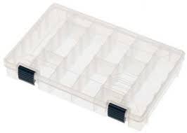 CAJA AJUSTABLE TRANSPARENTE COMPARTIMIENTOS VARIAS MEDIDAS