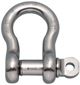 GRILLETE DE ACERO INOXIDABLE 5/8