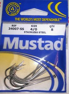 Anzuelos para Pesca Mustad 34007 varias medidas