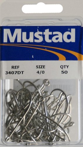 Caja de Anzuelo para Pesca Mustad 3407DT - Varias Medidas