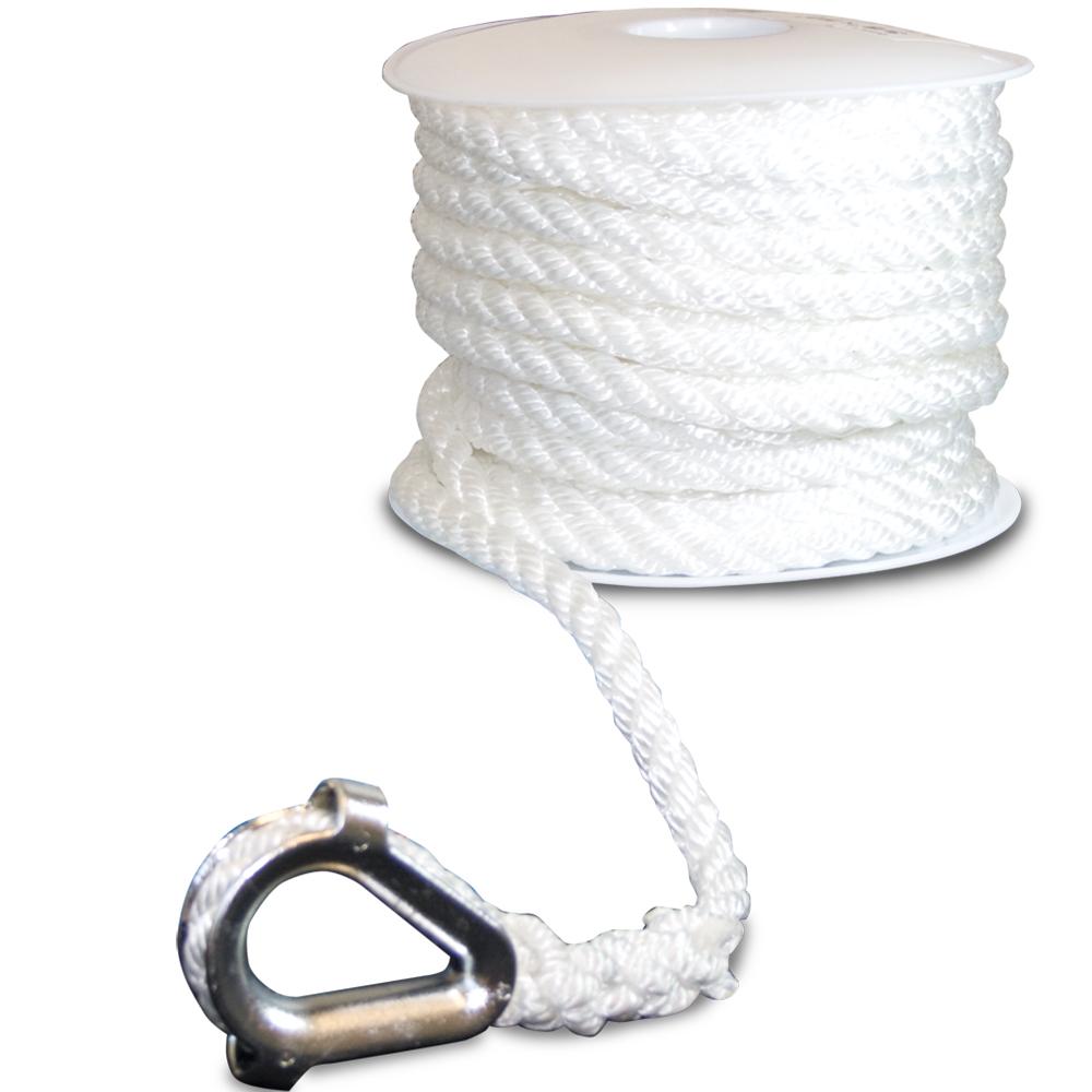 CUERDA TRENZADA BLANCO PARA ANCLA