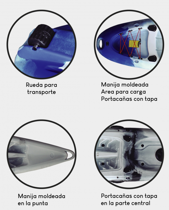 KAYAK TANDEM - YELLOWTAIL (doble)