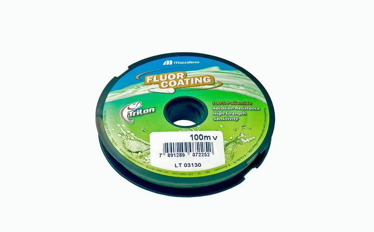 Hilo de pesca Trilon FLUOR COATING 0.43mm X 100 mts. Verde