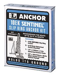 KIT 10Ek ANCLA PARA BOTES DE 20' - 24'