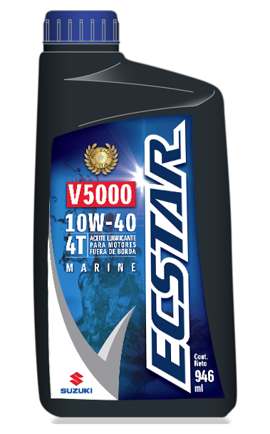 Caja de Aceite marino Ecstar V5000 - 4 Tiempos