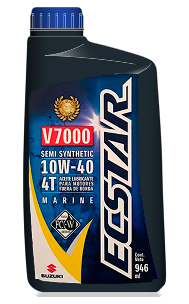 Caja de Aceite marino Ecstar V7000 - 4 Tiempos Semi-Sintético