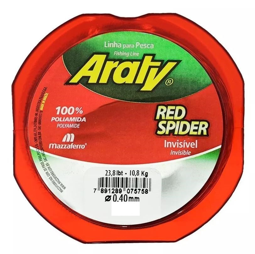 Hilo de pesca Araty RED SPIDER 100 mts. Varias Medidas