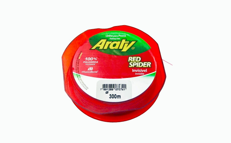 Hilo de pesca Araty RED SPIDER 300 mts. Varias Medidas
